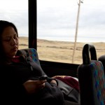 Jessica Long Knife spends four hours each day on a bus, commuting between Fort Belknap's southern town of Lodgepole and Havre. Long Knife studies biology at Montana State University-Northern and hopes to become a doctor.