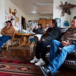 The Blackfeet Against Open Enrollment group meets at the home of Gabe Grant and discusses why opening enrollment would hurt the tribe. The group is fighting to keep the current enrollment requirement because they feel the tribe will lose funds if more people are allowed to enroll.