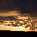 The sun sets over the Fort Belknap reservation, the shared home of the Assiniboine and Gros Ventre tribes.