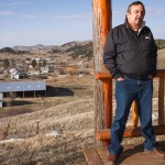 Ken St. Marks was removed from the Chippewa Cree Business Council amid accusations of employee harassment, financial misconduct and illegal employment practices. He says this was a cover for the tribal council’s dissatisfaction with his cooperation with federal investigators into tribal misspending. Here he is at his house located just above the hill above Rocky Boy Agency.