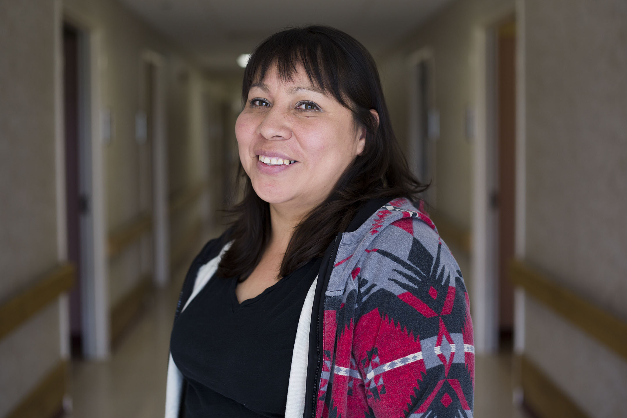 Carla Catolster, the Awe Kualawaache care center administrator, has spent the last three years making a handful of changes to the center. “No one wants to be here in a nursing home,” said Catolster. “But if they’re going to be here, I hope they enjoy it.”