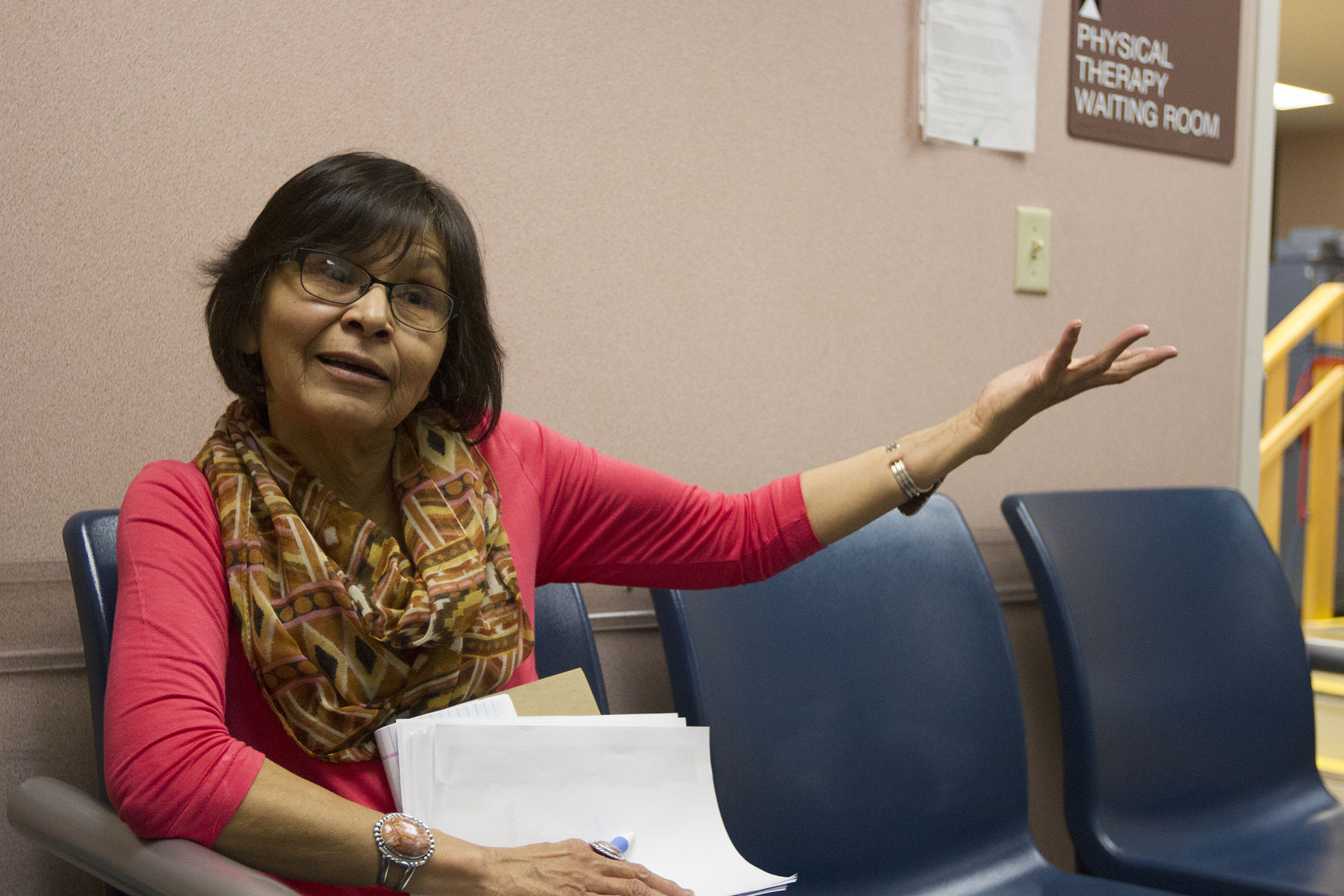 Avis Spencer, who works for the environmental health department in Fort Belknap, chooses not to purchase the tribe’s employer insurance to hold the federal government accountable for its promise to provide health care to Native Americans. 