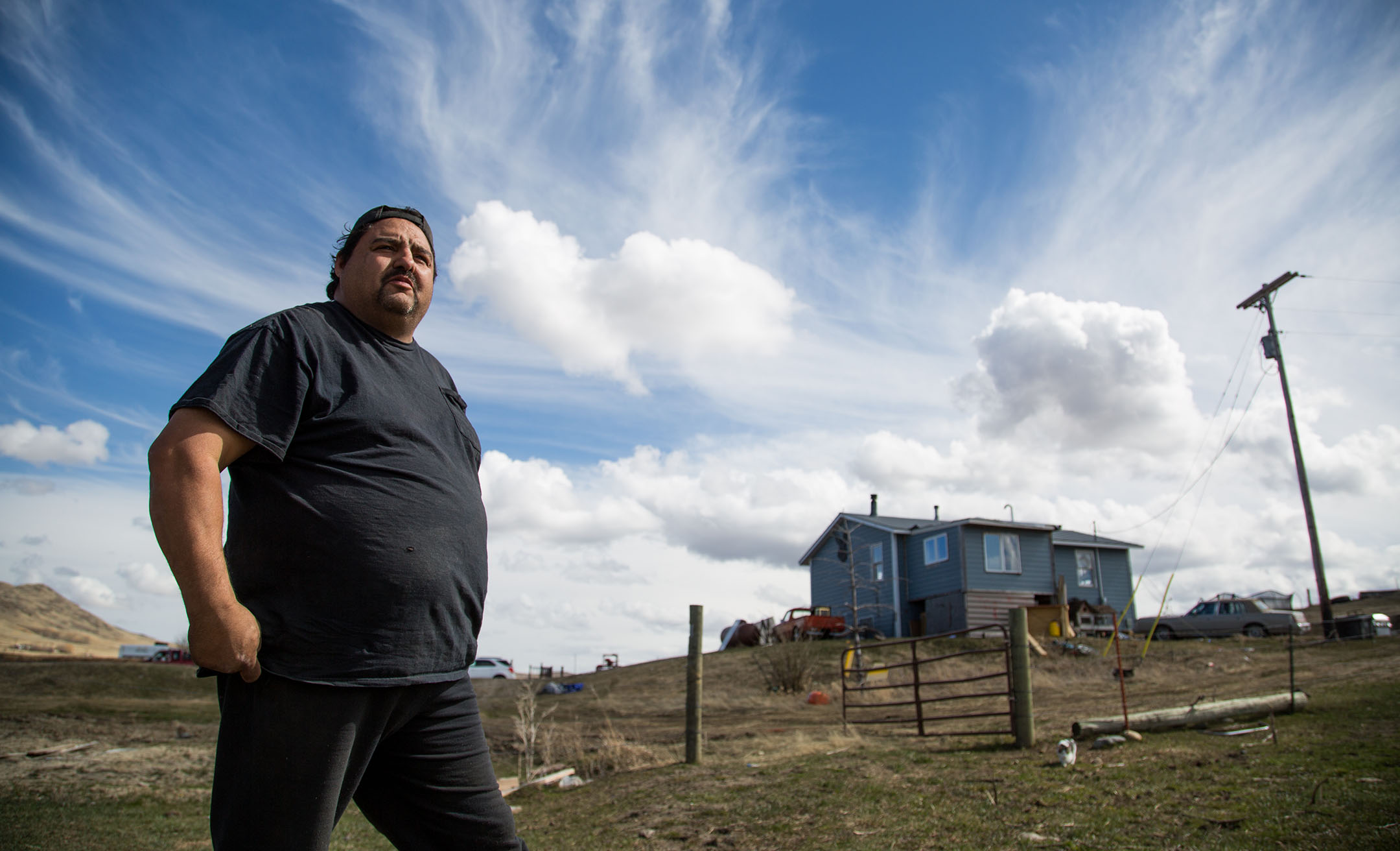 Ira Moreno is one of around 200 residents on the Rocky Boy’s reservation that have their own private well. In the past, he has looked at getting his well treated, but decided against it.