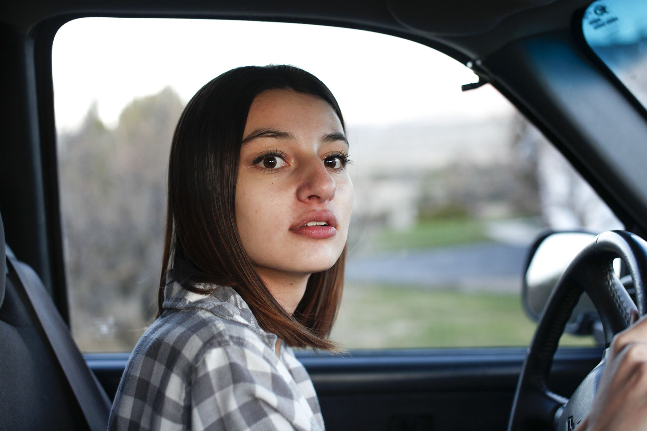 JaNessa Taylor drives herself to Polson High School most days. Her clinical depression makes getting out of bed difficult and sometimes results in absences.